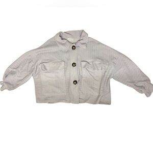 BUCKETLIST Gray Button Down Shirt